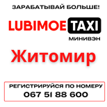 2 Pay taxi Lubimoe Taxi Lubimoe miniven (Zhytomyr)